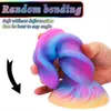 Dildos/Dongs New Luminous Dragon Dildos Huge Anal Toys Soft Octopus Tentacles with Suction Cup Glowing Big Butt Plug Sex Toys for Women HKD230816