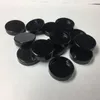 3 ML/3 CC Empty Plastic Clear Pot Bottle Round Black Screw Cap Lid Cosmetic Cream Jar For Makeup Eye Shadow Nails Powder Cfiik