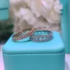 Luxurys Desinger Ring Simple ring for women Design Sense Sterling Silver Ring Ladies Classic Diamond Rng Simple rings Birthday Gift