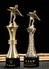 Objetos decorativos Billiards DIY Snooker Crystal K9 Champion Trophy Awards Nome do laser 230815