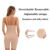 Midja mage shaper kvinnor kropp shaper bodysuit mager romper formewear med underwire cup stretch body's svarta jumpsuit 230815