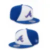 Marca de boa qualidade Braves uma letra Baseball Caps Bone Snapback Hats Spring Cotton Cap Hip Hop For Men Women Summer H5-8.16