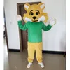 Reclame Wolf Fox Mascot Kostuum Top Cartoon Anime Thema Karakter Carnaval Unisex volwassenen Maat Kerstfeest Kerstfeest Outdoor -outfitpak