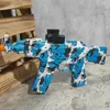 Gel gel elettrico pistola giocattolo pistola AKM-47 Eco Ball Gun automatica con 10000 round e occhiali da gioco per esterno per adulti CS 2023 Nuovo T230816