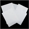 Gift Wrap 1000Pcs Transparent Pvc File Sealing Sticker Clear Self Adhesive Label Waterproof Packaging Box Stickers Office Supplies D Dhuqp