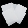 Gift Wrap 1000pcs Transparent PVC File Sealing Sticker Clear Self Adhesive Etikett Vattentäta förpackningslådor Office Supplies D Dhuqp