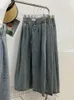 여자 청바지 2023 여성 빈티지 스트레이트 넓은 다리 데님 바지 헐렁한 씻기 긴 바지 Y2K 스트리트웨어 클래식 조수 한국 패션