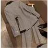 Women'S Two Piece Pants Womens 2Pcs V-Neck Bling Sequins Matching Outfits Women Lady Office Business Uniform Blazer Flared Suit Set Wo Dhx6U