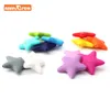 Dealers Toys 5pcs 12 Color Stars Silicone Beads Baby Dealers Food Grade Thette Thette Thate Pearl Toys для аксессуаров для цепи сочитки 230814