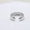 Giappone e Corea del Sud Hot S925 Sterling Silver Creative Fashion Temperament Refined New Multiyer Open Ring