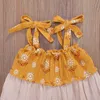 Girl's Dresses 0-5Years Baby Girl Summer Cute Dress Sleeveless Floral Printed Pachworl Cotton Soft Fashion Straight Dress R230816