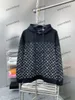 Xinxinbuy Männer Frauen Designer Sweatshirt Gradientenbrief Druck Sweater grau blau schwarz weiß s-2xl
