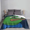 Decken Pepe Die Froschdecke Flanell die ganze Saison APU APUSTAJA AMMARTABLE ULTRA-SOFT-WERTUNG FÜR HOME COUCH BETSPREADS 230816