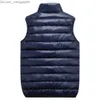 Herrenjacken Winter Winter Herren Ärmeln und großer schwarzer Tanktop -Herbst -Freizeit -Warmdickmantel Herren Baumwollpolstermodet Fodius Tanp Z230816