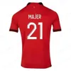 2023 2024 Maglie da calcio Stade Rennais Casa Rennes Maillot de Foot 23 24 Sulemana Bourigeaud Terrier Doku Laborde Santamaria Men Kit Kit Shirts Football Aduls