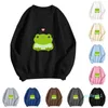 Women's Hoodies Women Autumn Casual Sweatshirt Round Neck Long Sleeve Pullover Hoodie