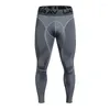 Męskie spodnie Kompresja Cool Dry Sports Rajstopy Bazylarz Legginsy Yoga Rashguard Men Fitness