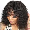 Human Hair New Product Women's Short Curly Hair Hot Selling Small Curly Black Wig Sets 230816