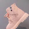 Boots 2021 Winter Baby Girls Boys Snow Boots Warm Plush Infant Toddler Boots Outdoor Soft Bottom NonSlip Children Boots Kids Shoes J230816