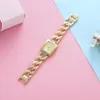 Avanadores de pulso Moda Ladies Diamond Watch Wrist Squist