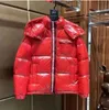 męski projektant Monclair Down Jacket Double Zipper Women Luxurys France Mens Downs Płaszcz Mash Mash Mashwear M21