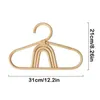 Cabides Rattan Hanger Roupas Anti-deslocamento Rack Rack Rack Classe Space Wood Wood First Saver Storage Solid Solid Clothing Cloth P5T3