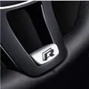 Metall ratt klistermärke r rline emblem för Volkswagen 2017 Touran Golf 7 Mk7 Passat B8 Accessories Car Styling289L