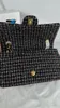Luksusowa torba na ramię CF wełniana mini torba 2 rozmiary designerka torba crossbody torebka moda