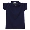 Мужские половые рубашка Men Polo Рубашка летние карманные рубашки хлопковые 6xl плюс размер повседневная дышащая открытая одежда Tops Tees 230815