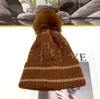 6 estilos Designer Beanie Chapéu Moda Homens Mulheres Casual Chapéus de Alta Qualidade Marca Letra Lã Malha Cap Crânio Caps Cashmere Manter Quente Pompom Acessórios de Moda