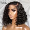 220%density Wig Lace Front Human Hair Wig Body Wave Short Wigs Human Hair for Women 13x4 Loose Water Bob Wig Glueless Wig Human Hair