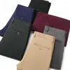 Pantaloni da uomo 2023 primavera estate etero casual business moda khaki grigio rosso nero guscio di colore a colori più dimensioni 38 40