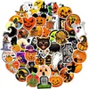 Zabawne naklejki na Halloween Wodoodporną naklejkę winylową do deskorolki do butelki z wodą Laptop Computer Party Favors 50pcs268v