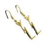 Orecchini designer per donne Orecchini per le lettere per lettere Orecchini a cerchio d'oro Jewlery Y Ladies Charm Stup Coring con scatola G2308161Z-6