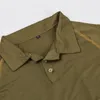 Mens Polos Summer Tactical Combat Shirt Men Polyester Polo Shirts Short Sleeve Golf for Outdoor T Man Running Jogging 230815