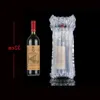 32x9CM 7 Columns Bottle Protector Wine Bottle Bag Portable Inflatable Air Packaging Bubble Bag Cushioning Wrap Travel Accessory Pack Rdvar