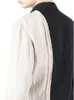 Jackets masculinos Blazers de linho de duas cores costura unissex homens homme japão estilo homem de homem correspondente blazer tops