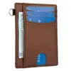 Wallets Zipper Card Bag Multiple Holder Anti-theft Brush Wallet