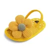 Hausschuhe für Babys, Sommer-Sandalen, Schuhe für Kinder, Bonbonfarben, süße Baby-Sandalen mit weicher Sohle, Blumenform