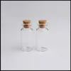 45x24x125mm 12ml Pequeno mini rolagem de cortiça garrafas de vidro garrafas de frascos de frascos
