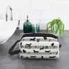 Sacchetti cosmetici Note musicali Basse da toeletta da battuta da toilette Donne Wiener Badger Sausage Dog Makeup Organizer Lady Storage Dopp Box Box