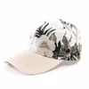 Ball Caps Summer Flower Print Baseball Cap para feminino Sun Visor Beach Moda ao ar livre Chapéus de protetor solar Gorras Women 2023