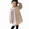 Abiti da ragazza Abito per bambini 2023 Design del marchio Nuovo Autumn Girl Cute Abito a maniche lunghe con stampa ciliegia R230816