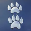 50PR lot 3D PVC Dog paw cat paw Funny Car stickers and Decals 7cm Bumper stickers auto decals270B