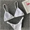 Zestaw bikinis MJ-59 Kobiety kamizelki push upłyn bikini na plaży paski trójkąt thong stroju kąpielowa żeńska brazylijska bikini dostawa dr dh9gf