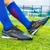 Mens Womens Soccer Shoes TF AG Blue Pink Youth Football Boots Low Top Professional Sports Trainers