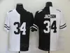 Mans 34 Bo Jackson Football Jersey Vintage 28 Josh Jacobs 스티치 유니폼 스포츠 팬을위한 유니폼 여신 하이픈 컬러 러쉬 그림자 연기 깃발 무지개 통기 가능