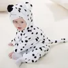 Pajamas Baby Boy Clothing Animal Cartoon Jumpsuits de invierno Onesies Niños Sleepwear Girl Pajamas 230815