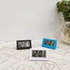 Relojes de mesa escritorio reloj digital de pantalla LCD Carga de automóvil de plástico Mini tiempo Reloj