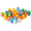 Pendant Necklaces 60 Pcs Mini Tumbler Plastic Toy Animal Kid Toys Adorable Desktop Decoration Small Puzzle Cute
